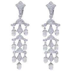 Cartier Briolette Diamond Earrings 12