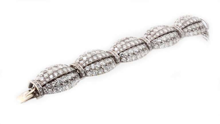 Contemporary Mouawad Diamond Gold Bracelet For Sale