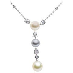 Cartier Collier Himalia en perles et diamants