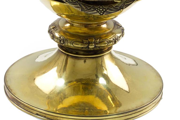 Victorian Silver Gilt Ewer by Frazer and Haws For Sale at 1stdibs