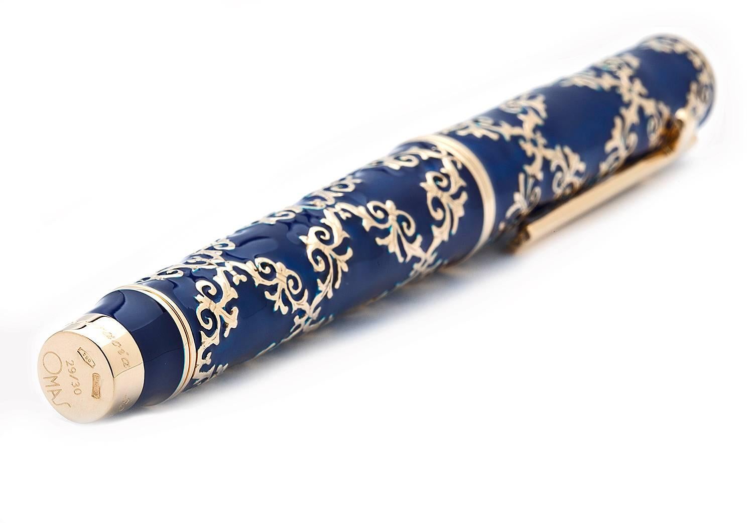 Women's or Men's Omas Spanish Royal Family Gold Limited Edition Fountain Pen 