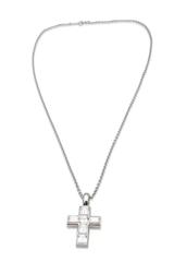 Cartier Diamond Cross Pendant Necklace