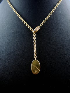 Piaget Tie Necklace with Diamonds, 18 Karat Gold