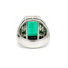 Bague en émeraude de Colombie de 6,59 carats