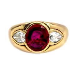 Ruby and Diamond Bvlgari Ring