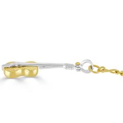 Gold Violin Key Chain