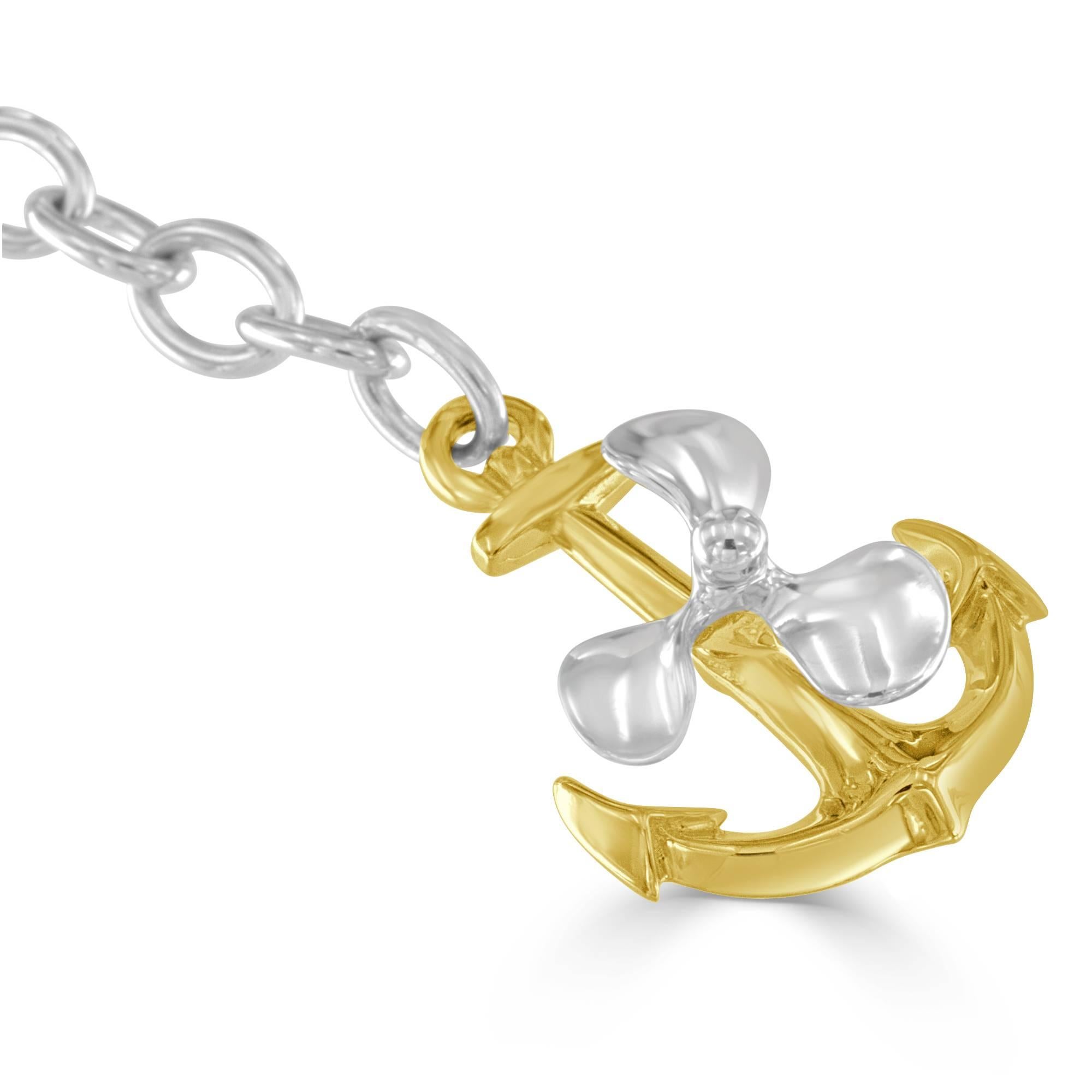 gold anchor key