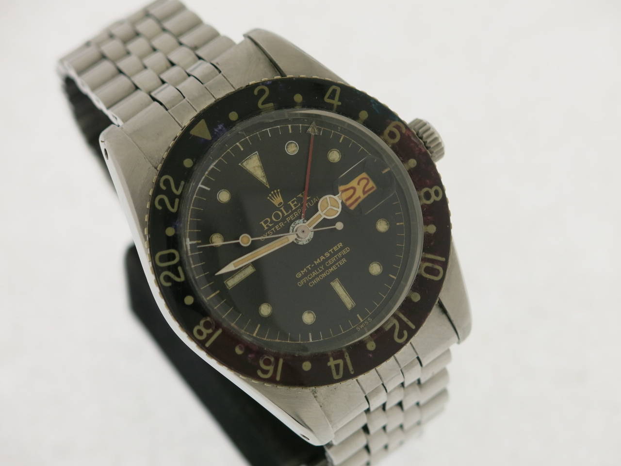 Very rare GMT Master Ref.6542 with stainless steel 