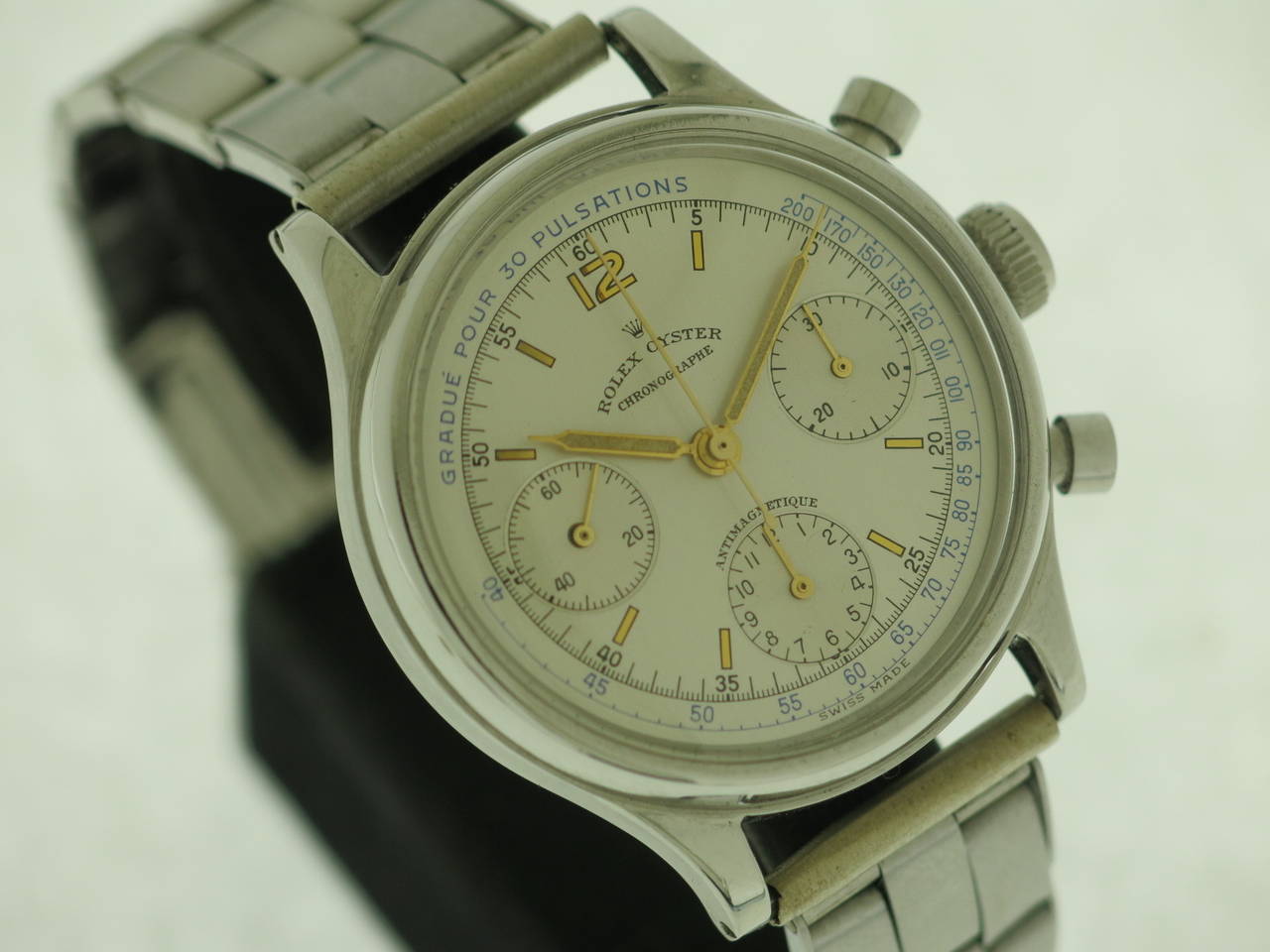 Rolex Stainless Steel Barilotto Oyster Cosmograph Wristwatch Ref 4048