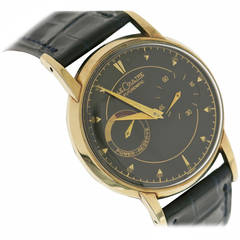 LeCoultre Yellow Gold Futurmatic Wristwatch with Power Reserve circa 1950s