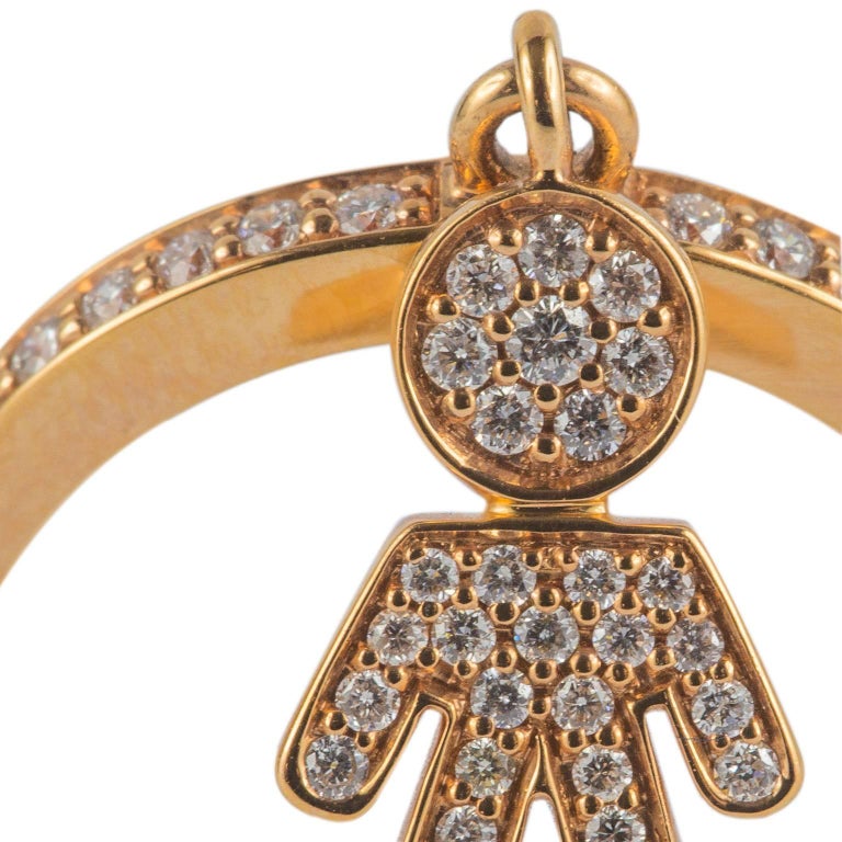 Diamond 18 Karat Yellow Gold Baby Boy Ring For Sale at 1stDibs baby boy rings, gold rings for
