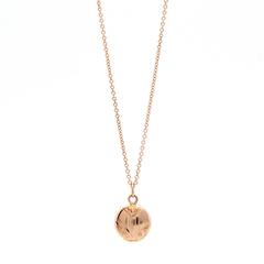 Mini Rose Gold Engraved Locket