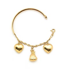 Yellow Gold Charm Bracelet
