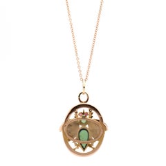 Antique Rose Gold Insect Locket