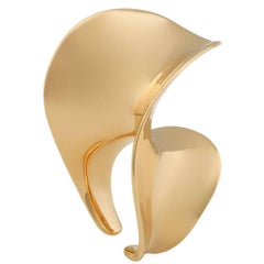 Nathalie Jean Contemporary Rose Gold Limited Edition Sculpture Cocktail Ring