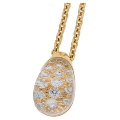 Myst De Cartier Diamond Yellow Gold Drop Pendant 