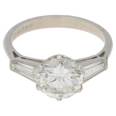 1.81 Carat Diamond Platinum Engagement Ring 1.81 Carat Diamond Platinum Engagement Ring