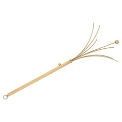 Vintage 1930s 18 Karat Gold Asprey Swizzle Stick