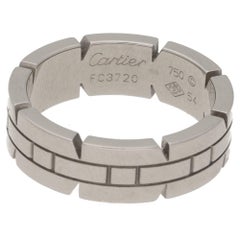 Cartier Tank Ring 18 Karat White Gold