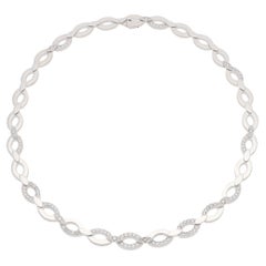 Vintage Cartier Diadea Diamond Necklace in White Gold
