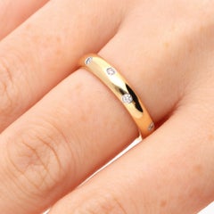 Vintage Tiffany & Co. Etoile Diamond Ring in Yellow Gold, Size S