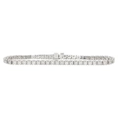 Vintage 4.50ct Diamond Tennis Line Bracelet