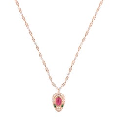 Vintage Bulgari Serpenti High Jewellery Collection Rubellite, Diamond and Emeral