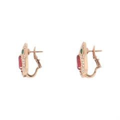 Vintage Bulgari Serpenti High Jewellery Collection Rubellite, Diamond and Emeral