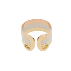 Vintage C de Cartier Open Band Ring, Size 53