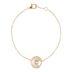 Vintage Amulette de Cartier XS Shell and Diamond Bracelet