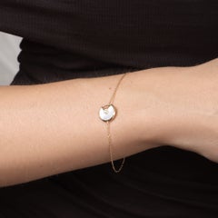 Pulsera vintage «Amulette de Cartier XS» con conchas y diamantes