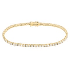 Vintage 4.80ct Diamond Tennis Line Bracelet