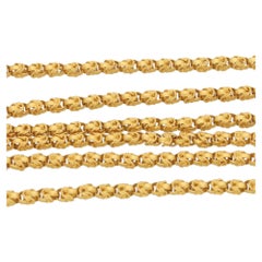 18 Karat Victorian Muff Chain