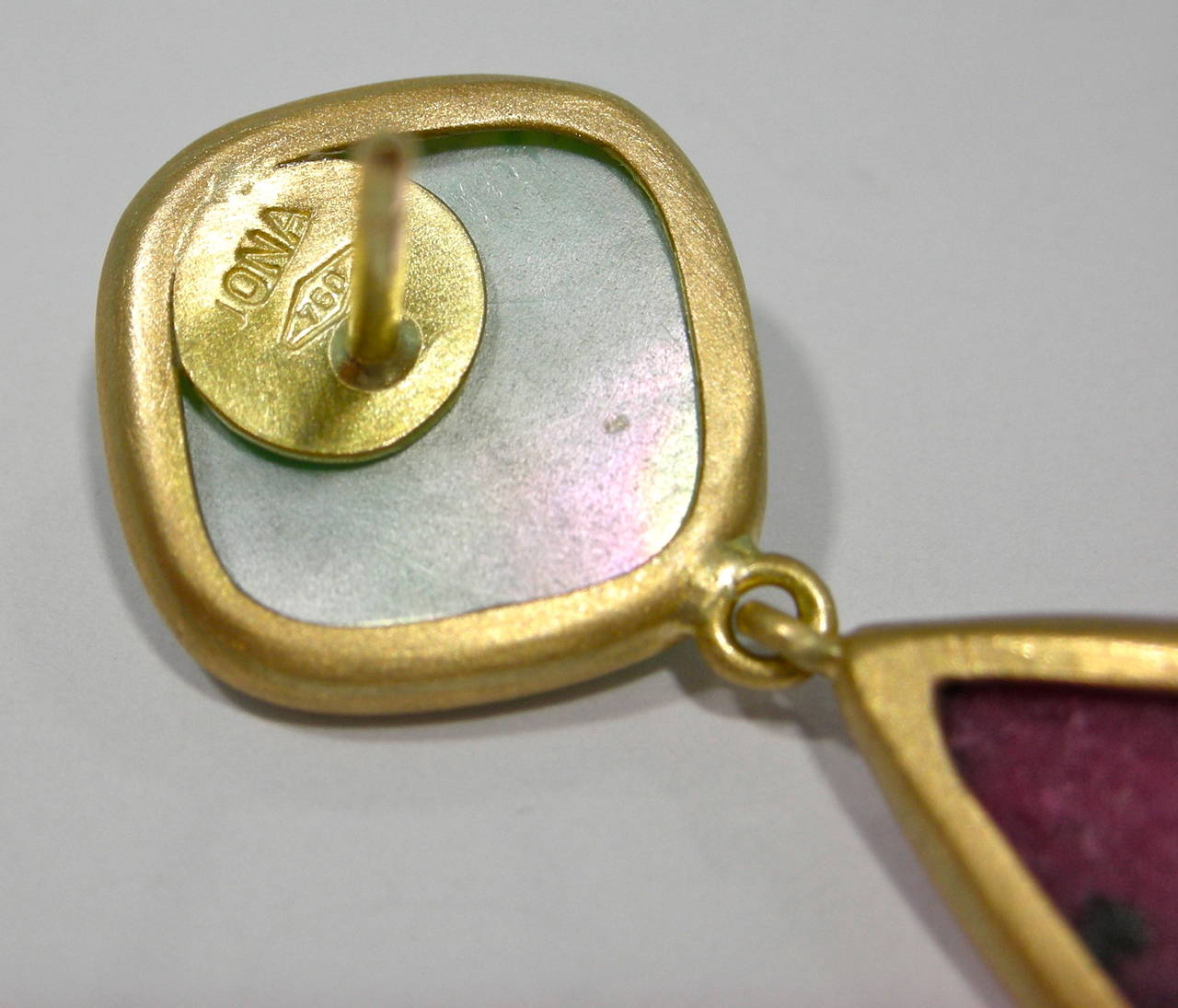 burmese pearl drop earrings