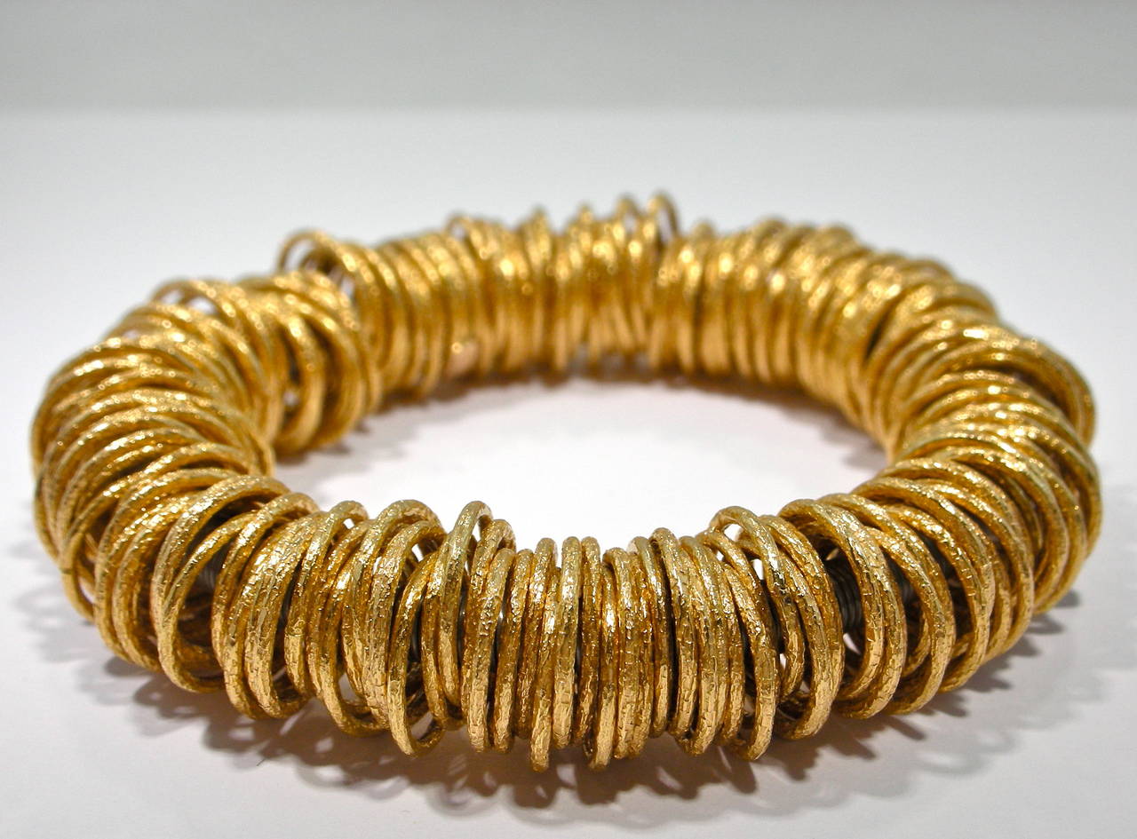 Jona Gold Multiple Ring Bracelet In New Condition In Torino, IT