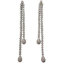 Jona Diamond Gold Dangle Earrings 8
