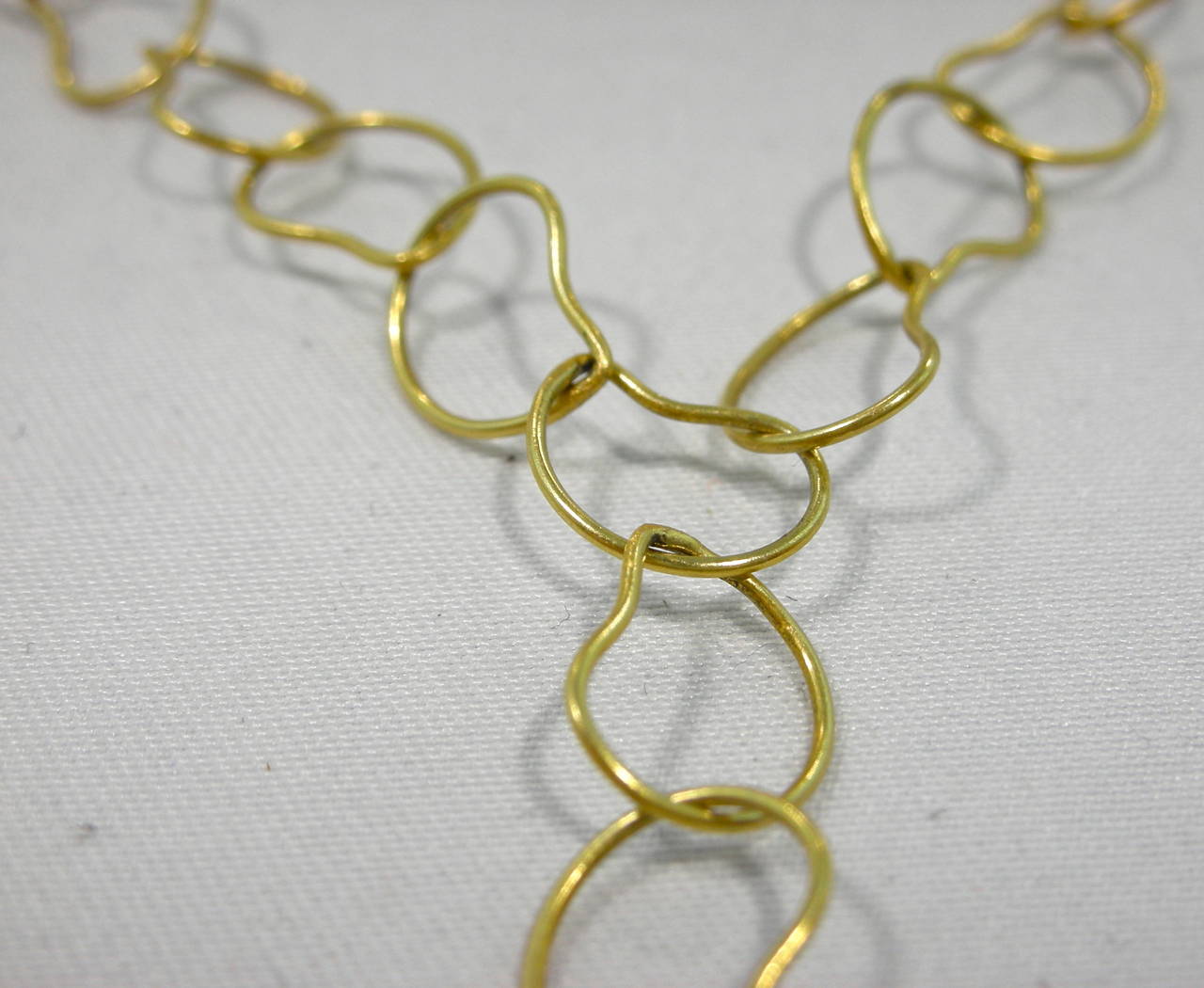 Jona Paisley 18 Karat Yellow Gold Diamond Necklace 2