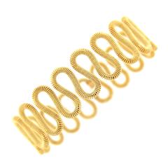 Jona Gold Twisted Wire Bangle Bracelet 7