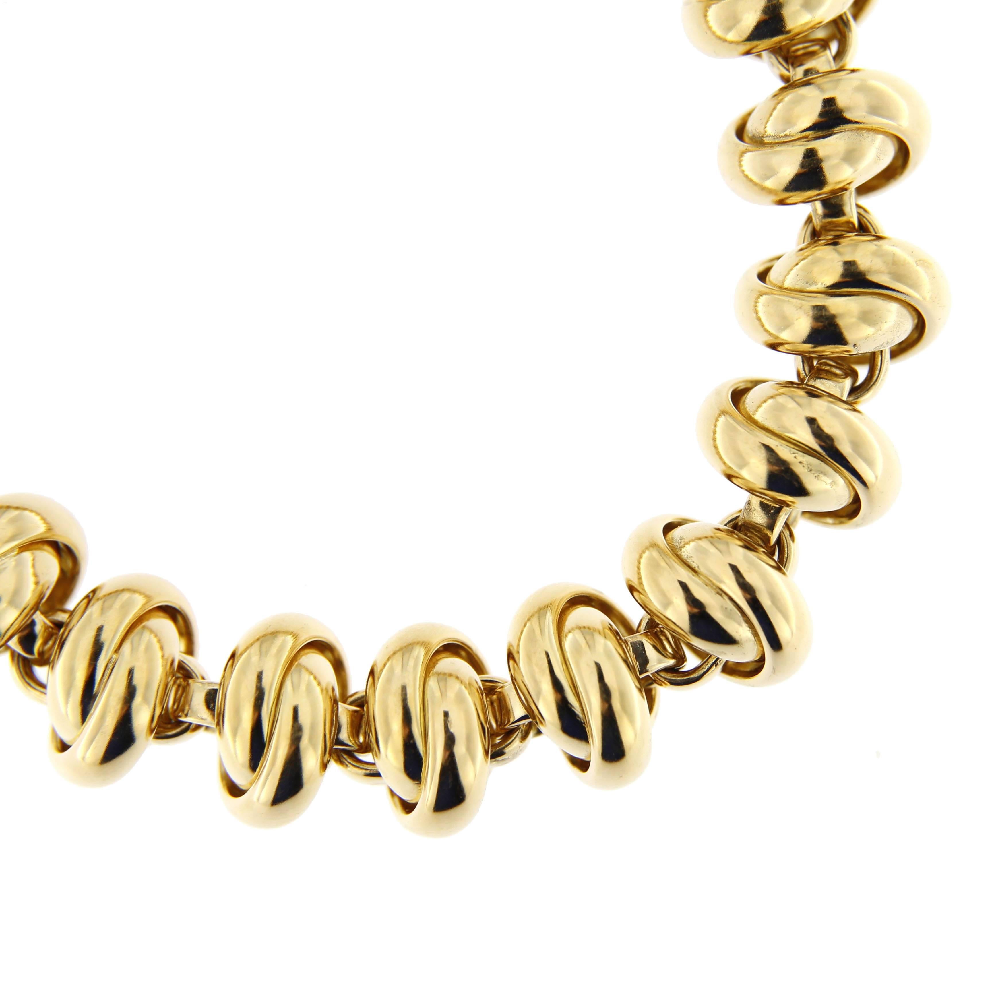 Women's Jona 18 Karat Yellow Gold Link Bracelet