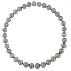 Alex Jona Tahitian Silver Grey Pearl Necklace