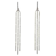 Jona Diamond Chandelier White Gold Earrings 10