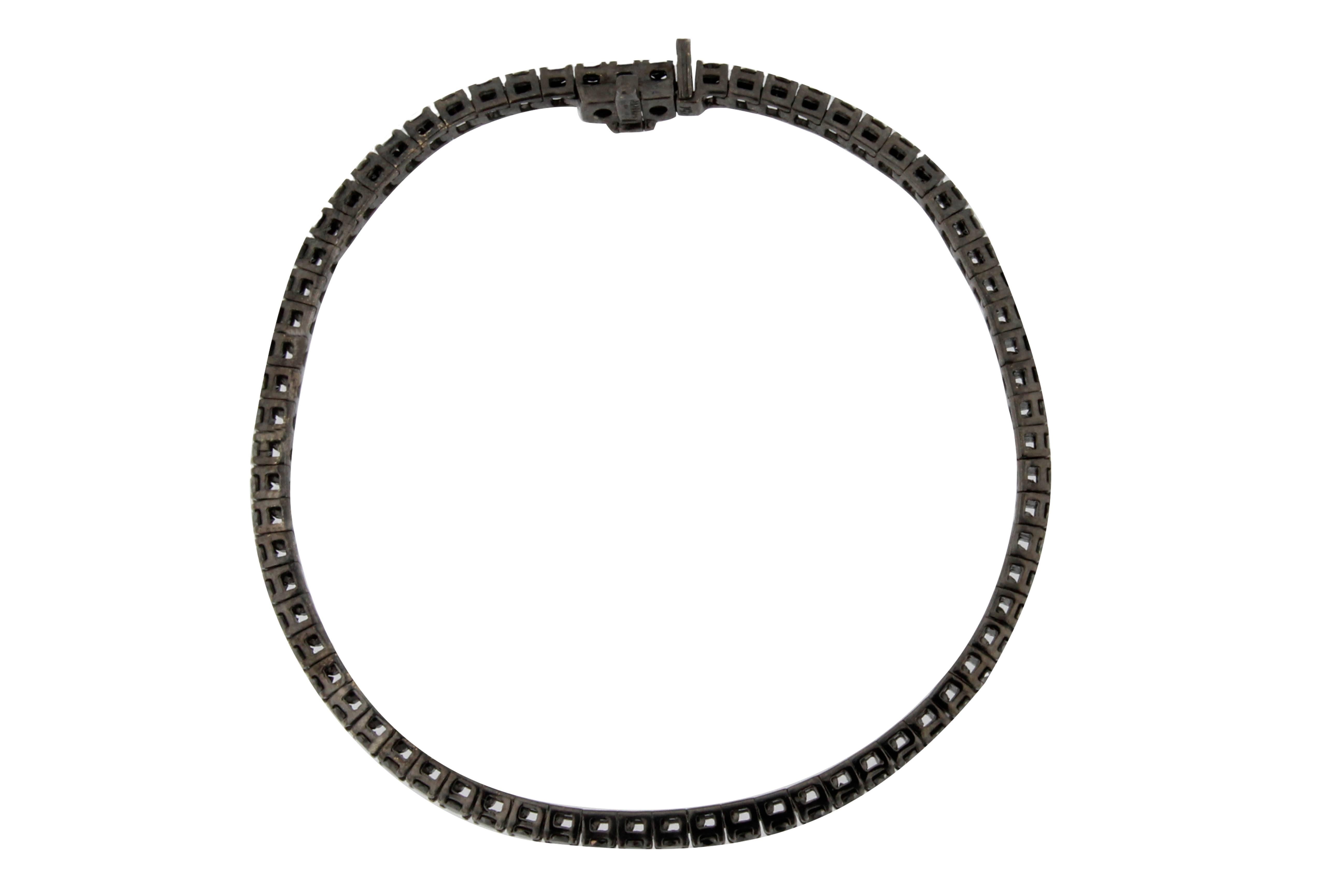 black diamond bracelet 14 carat