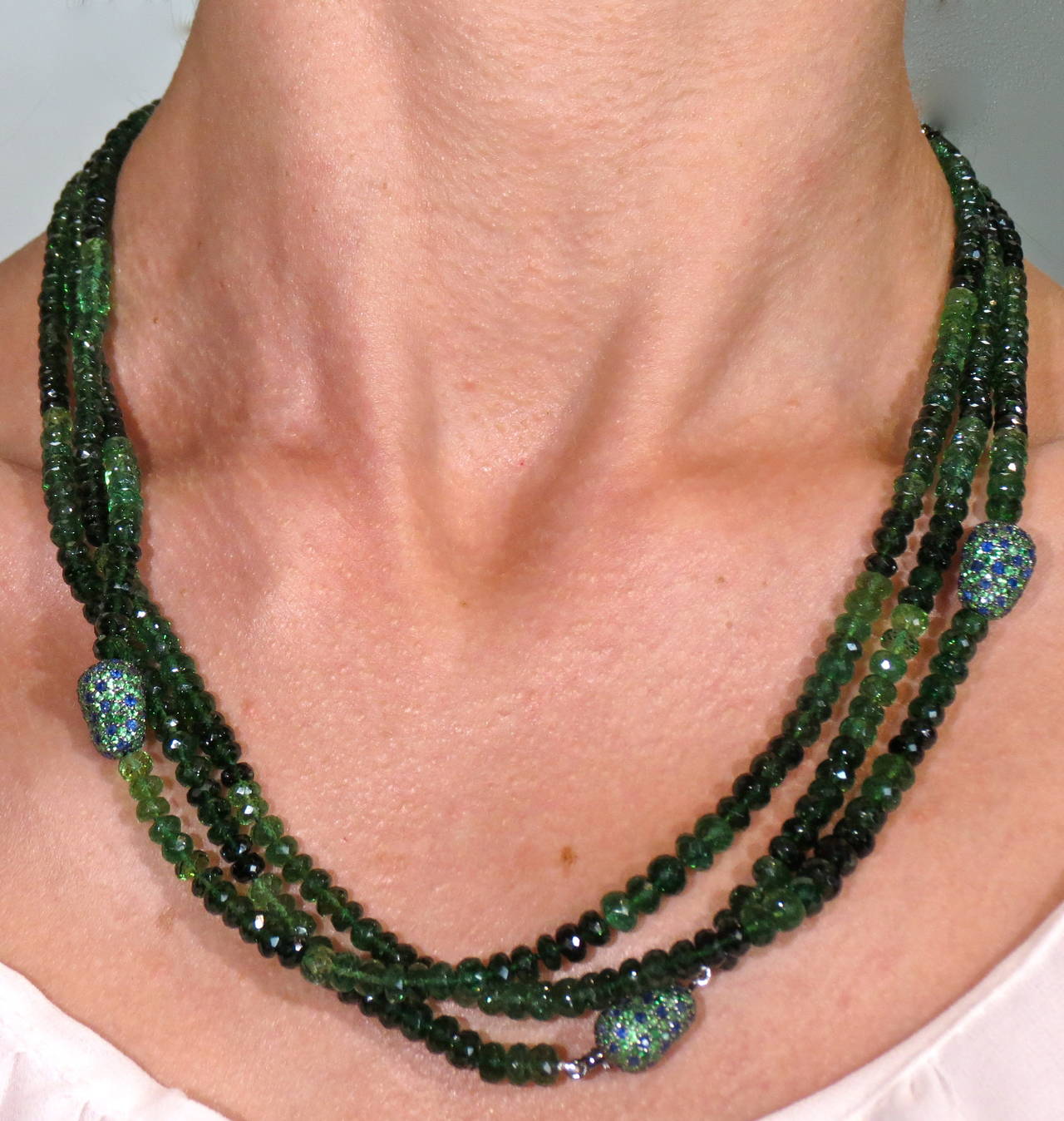 Jona Tsavorite Sautoir Necklace 4