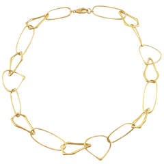 Jona Free-Form Gold Link Necklace 8