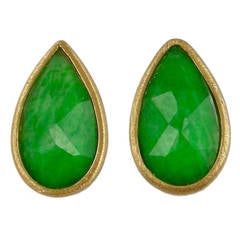 Jona Multiple Layer Gemstone Gold Earrings