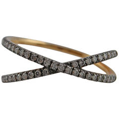 Jona Twiggy Diamond Rose Gold Ring 12