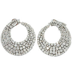 Jona Diamond Gold Swirl Earrings 12
