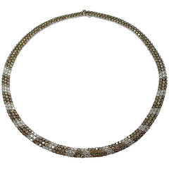 Jona Diamond Gold Collar Necklace 6