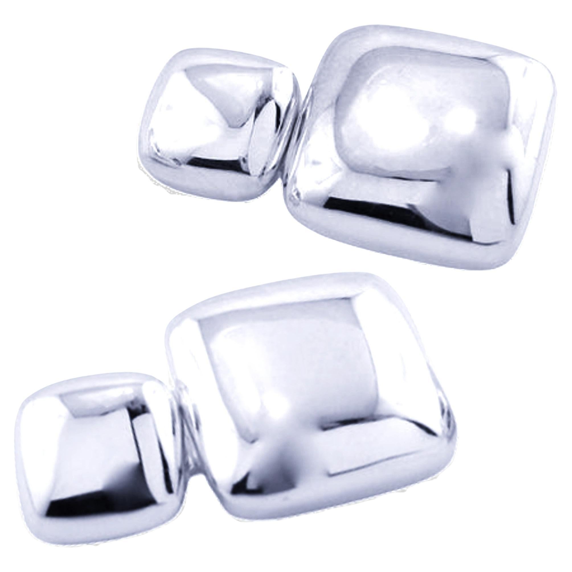 Boutons de manchette en argent sterling Alex Jona