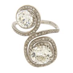 Jona One-of-a-Kind Diamond Gold Halo Ring 5